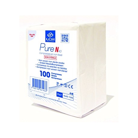 [34] Compresses en Non tissé non Stériles 10X10CM Boite de 100
