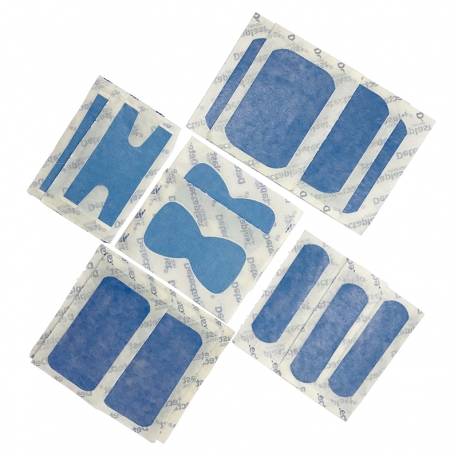 [848] 50 Pansements détectables plastiques assortis