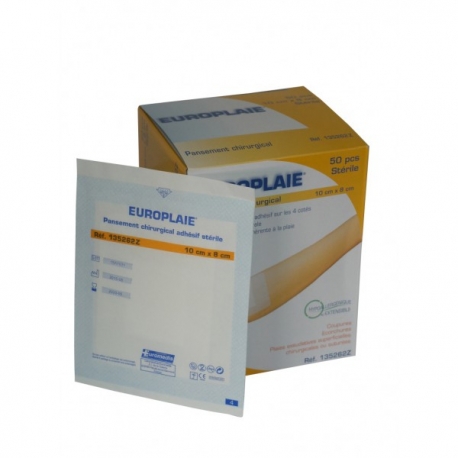 [226] PANSEMENT CHIRURGICAL INDIVIDUEL STERILE 10cm x 8cm PAR 50