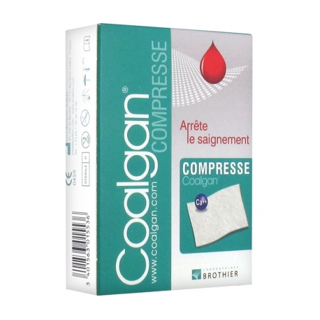[705] Compresse Hémostatique Cicatrisante Boite de 5  Stop Hémo