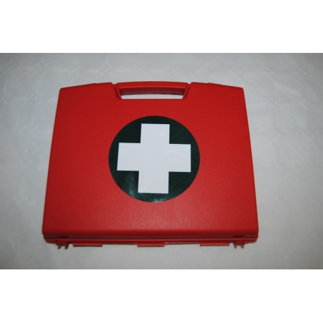 [100] TROUSSE DE SECOURS ROUGE VIDE  24 X 18 X 5