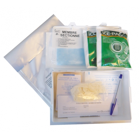 [123] TROUSSE DE SECOURS POUR MEMBRE SECTIONNE