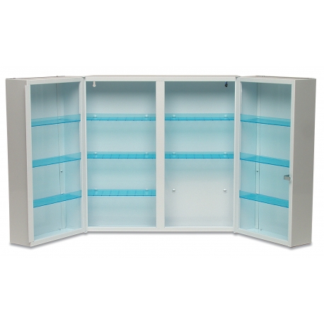 [158] ARMOIRE A PHARMACIE METAL VIDE 2 PORTES