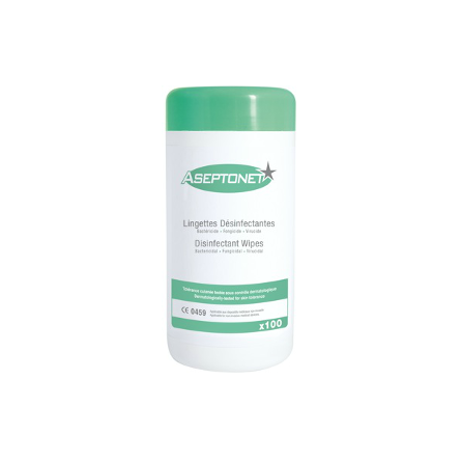 [329] 100 LINGETTES DESINFECTANTES SURFACE MATERIEL