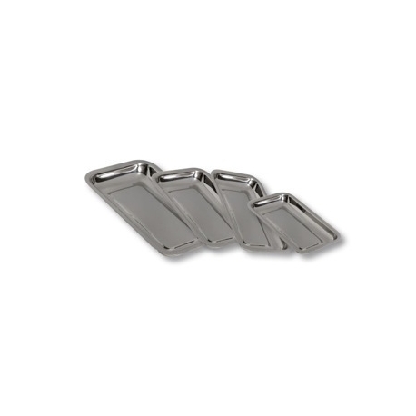 [505] PLATEAU RECTANGLE INOX 300 x 210 x 40
